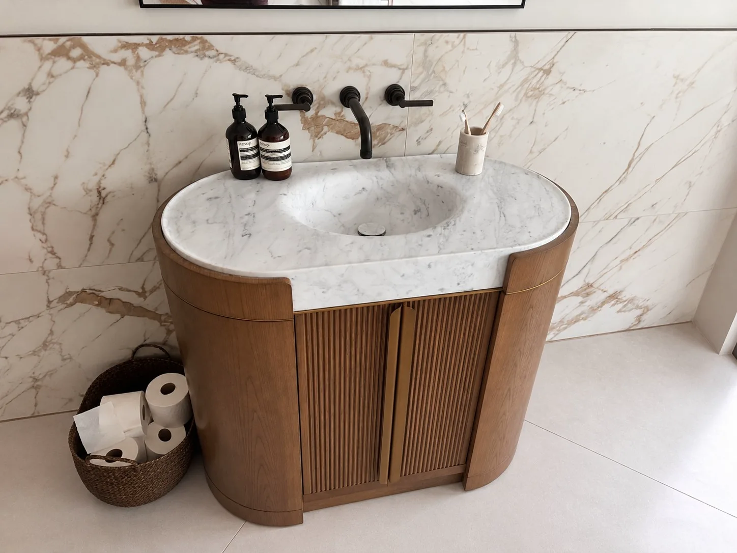 Bespoke Marble Basin — Bandra, Mumbai