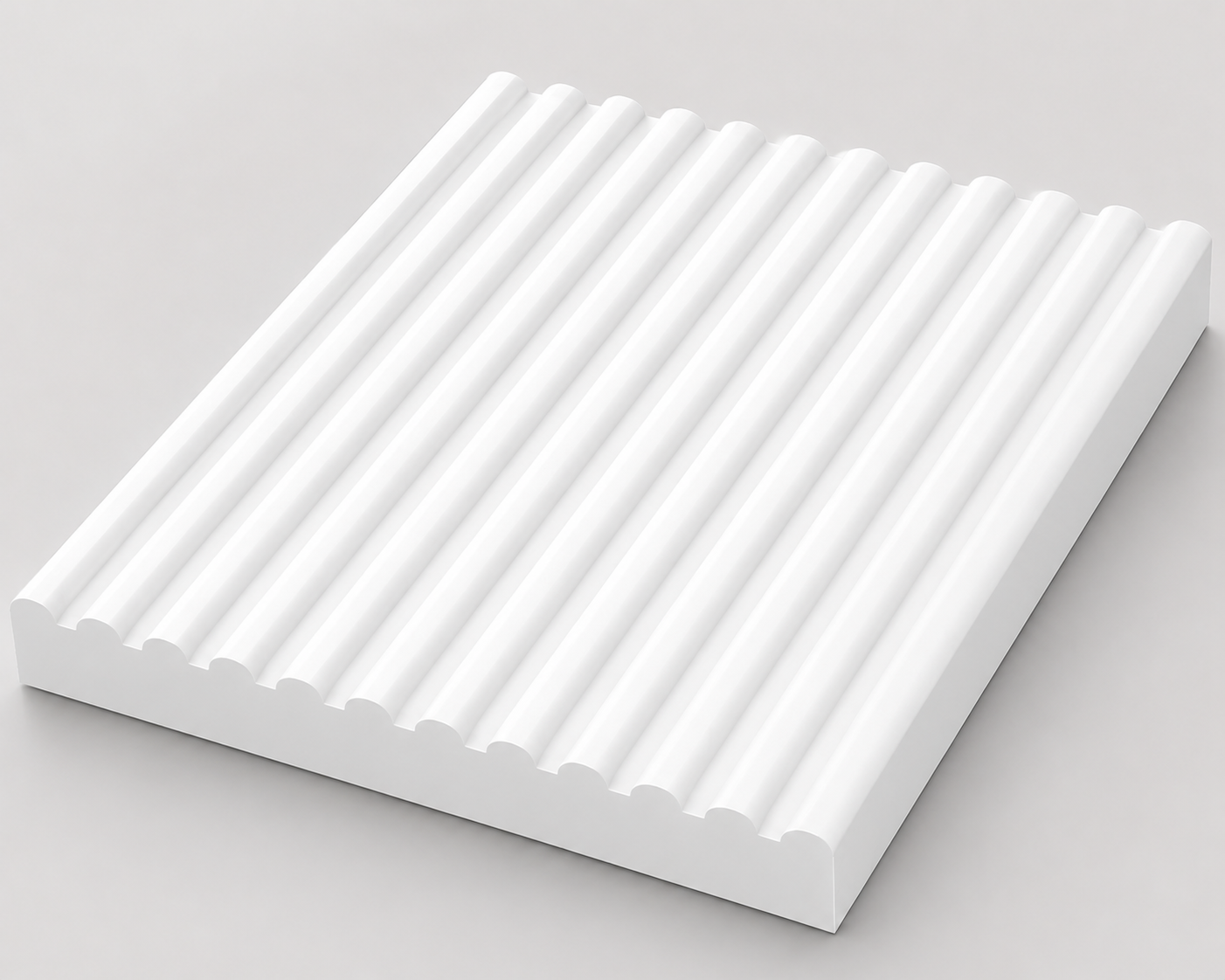Fluted slab style