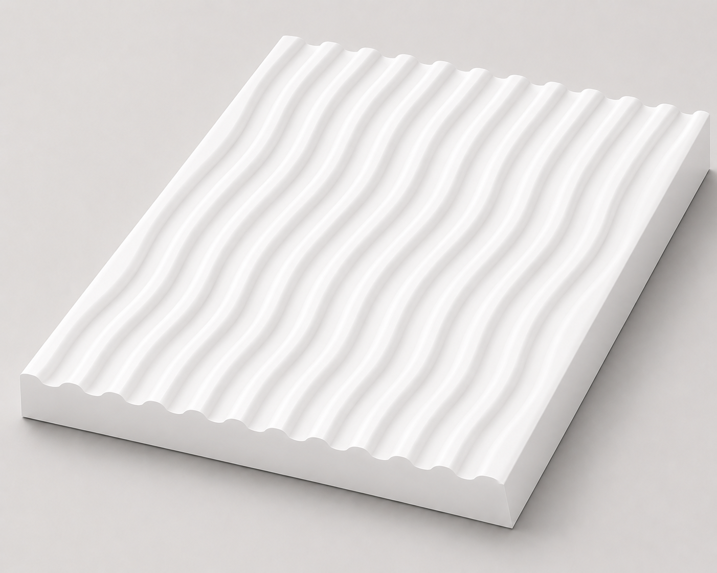 Wave Fluted slab style
